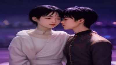 2026年新上线gay片泰国同志电影封面，曼谷夜市背景，泰国gay片代表作画面，色彩鲜艳热带风情